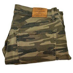 Lucky Brand Women’s Jeans Ava Skinny Size 12/31 Camouflage Stretch Mid Rise
